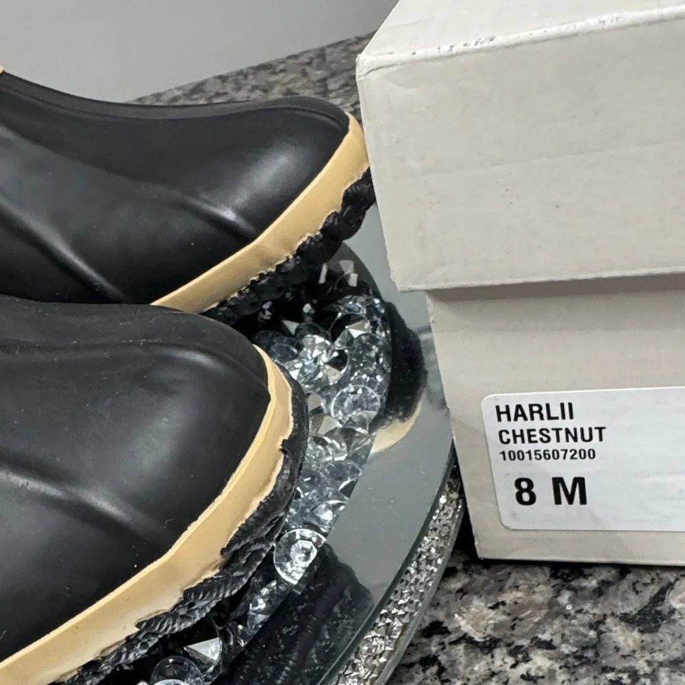 Style & Co. Tan and Black Ankle Boots NWT 8